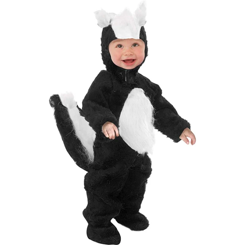 

Child Skunk Animal Themed Halloween Costume