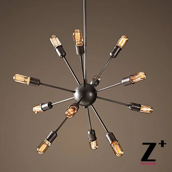 

Replica item American Style Sputnik pendant light heads bulbs Edison iron Lamp industrial Lights free shipping