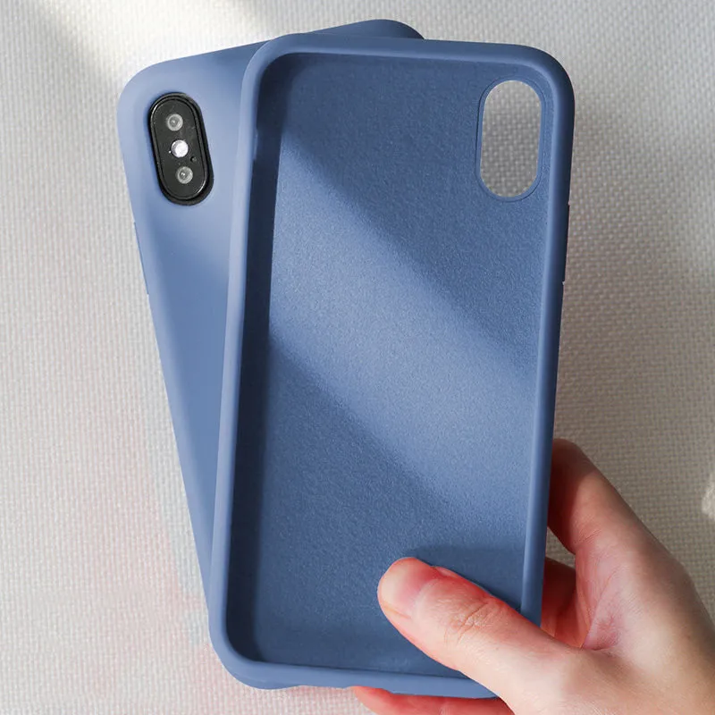 

Silicone Gel Rubber for iPhone XS X XR 6s 7 8 Plus Case Full Body Protection Shockproof Cover Case Drop Protection