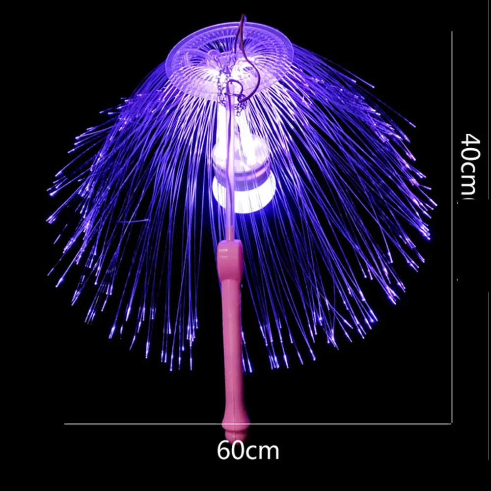 Многоцветный праздник светодио дный светодиодные волоконно-оптические Медузы лампы свет Праздник Свадьба центральным оптическое