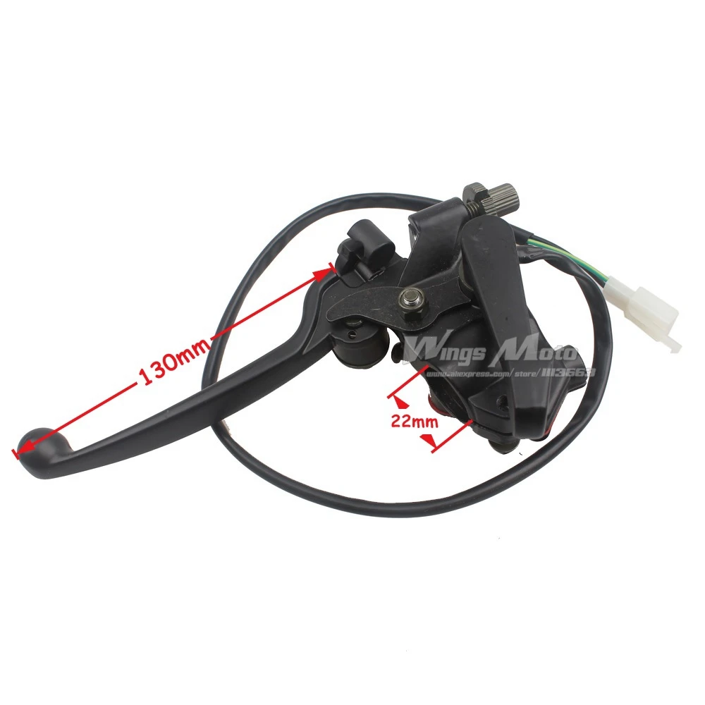 

ATV QUAD Double Brake Lever with Thumb Throttle ROKETA TAOTAO SUNL KAZUMA