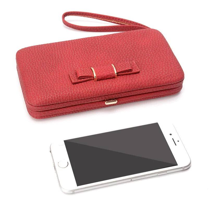 Женский кошелек COHEART с бантом из сплава|wallet purse|brand women pursewomen brand purses |