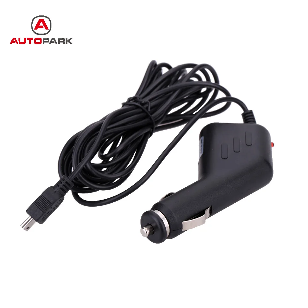 KKmoon 12V/5V Car GPS DVR Chargers Mini USB Power Adapters for