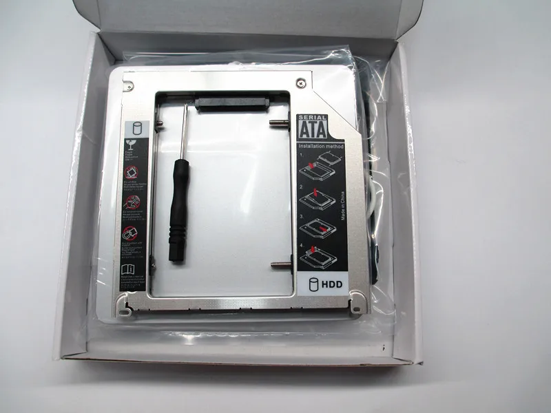 USB2.0 slot-in DVDDRW Kit USB DVD Case and 15" 17" HDD SSD Optibay Adapter 2nd Caddy for Apple Macbook Pro unibody