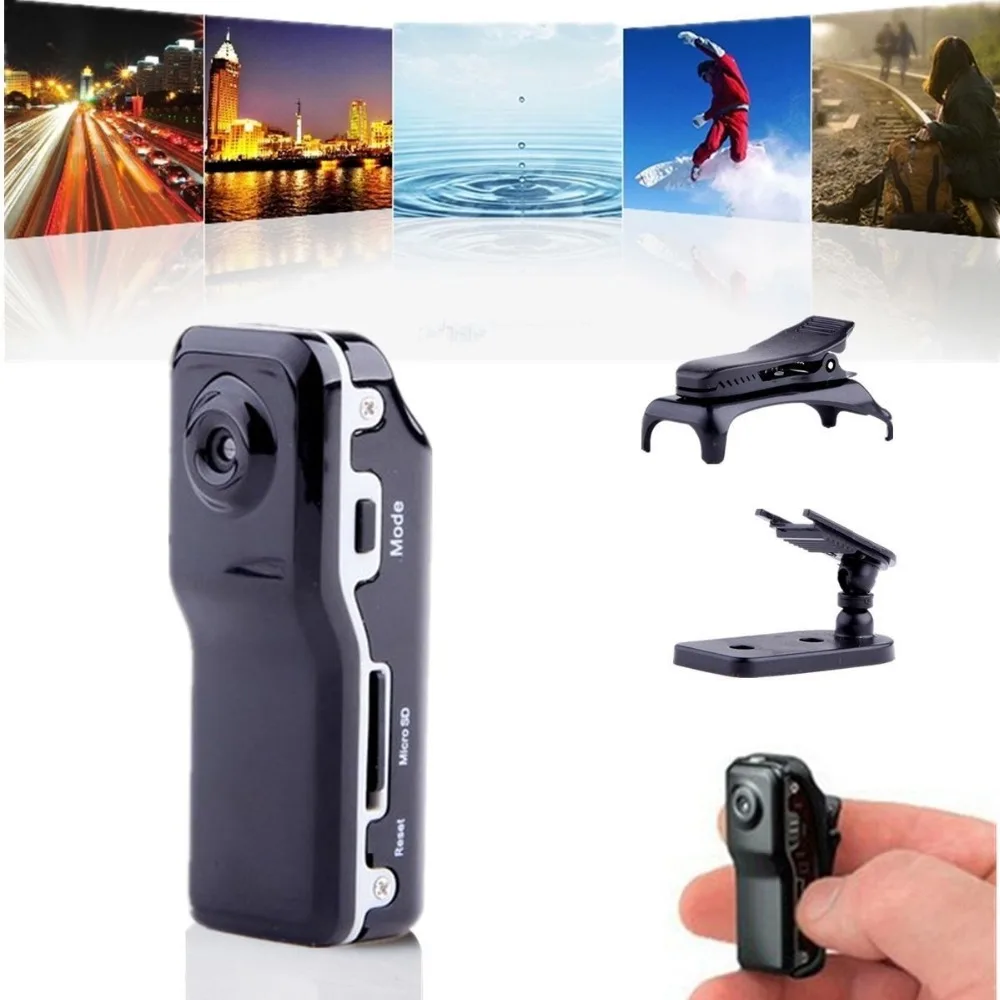 MD80 мини DV DVR Экшн камера видео рекордер шлем наружная маленькая видеокамера с держателем клип Espia Micro Cam Secret Camare