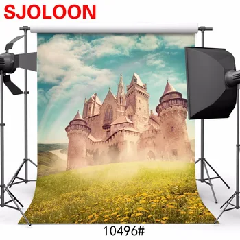 

SJOLOON Castles backdrop Fantasy Fairy Tale photography background Fond studio photo vinyl Photography-studio-backdrop 3x3m
