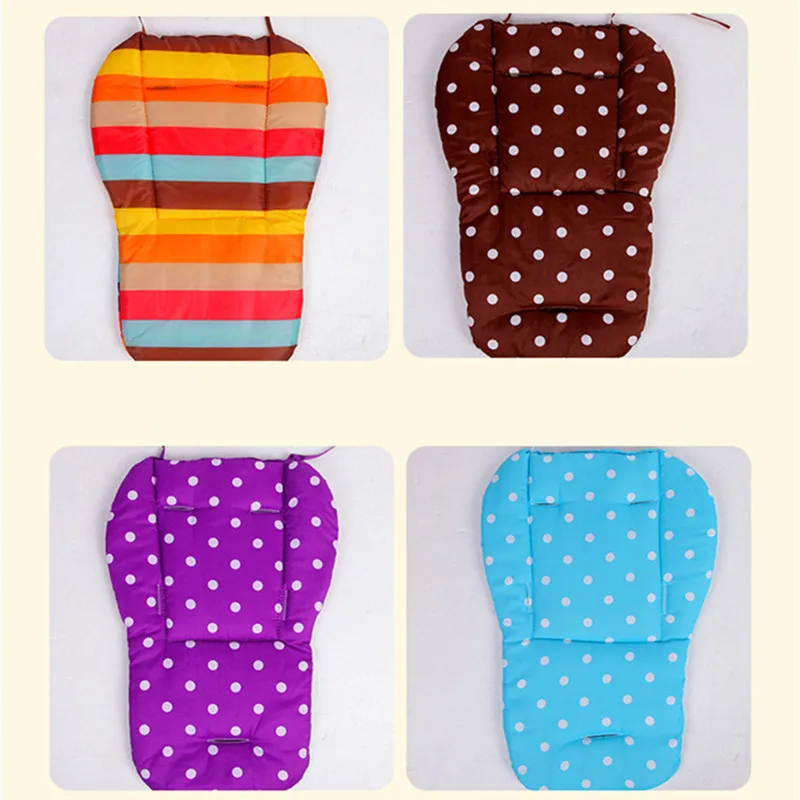 BBSONG Baby Stroller Seat Pushchair Cushion Dot Pram Cushion Accessories Toddler Seat Mat Cotton Pad Soft Mattresses Carriages