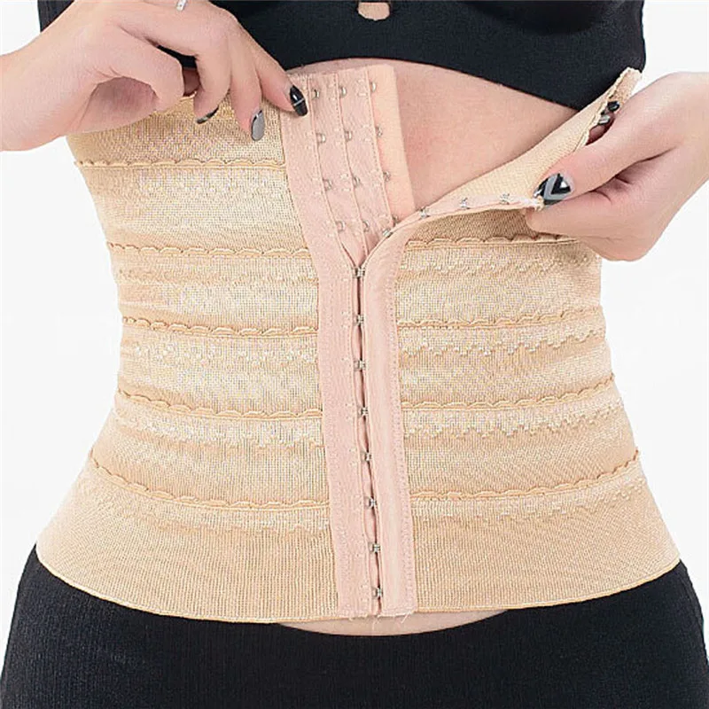 BONAS Hot Body Shaper Waist Slimming Women Postpartum Shapewear Waist Trainer Belt Corrective Underwear Slim Waist Chinchers