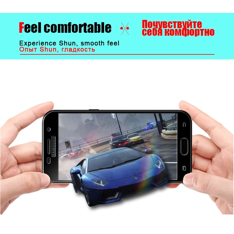 TOMKAS For Samsung Galaxy A3 A5 2016 J3 J5 J7 2017 Screen Protector Full Coverage For Galaxy A3 A5 J3 J5 J7 2016 Tempered Glass  (8)