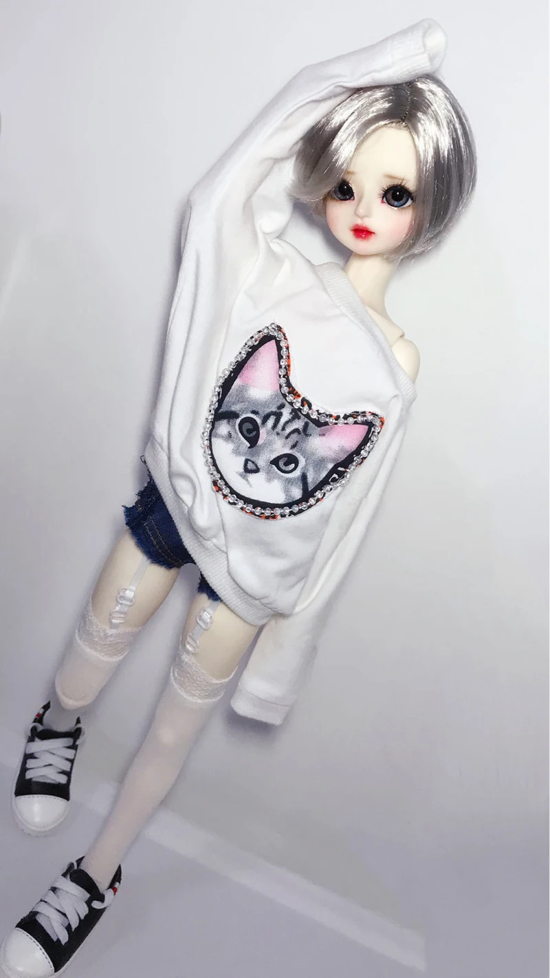 D01 P245 детская игрушка ручной работы 1/3 1/4 аксессуары для куклы BJD/SD белая