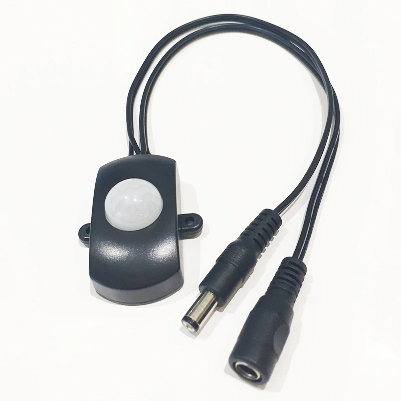 CMBetter DC12-24V 5A Body Infrared Automatic mini PIR Motion Sensor Switch with DC plug for LED strip light  (6)