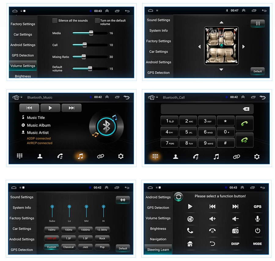 " 1080 P автомобильный проигрыватель gps Nav стерео радио видео Palyer Android 9,1 Wifi