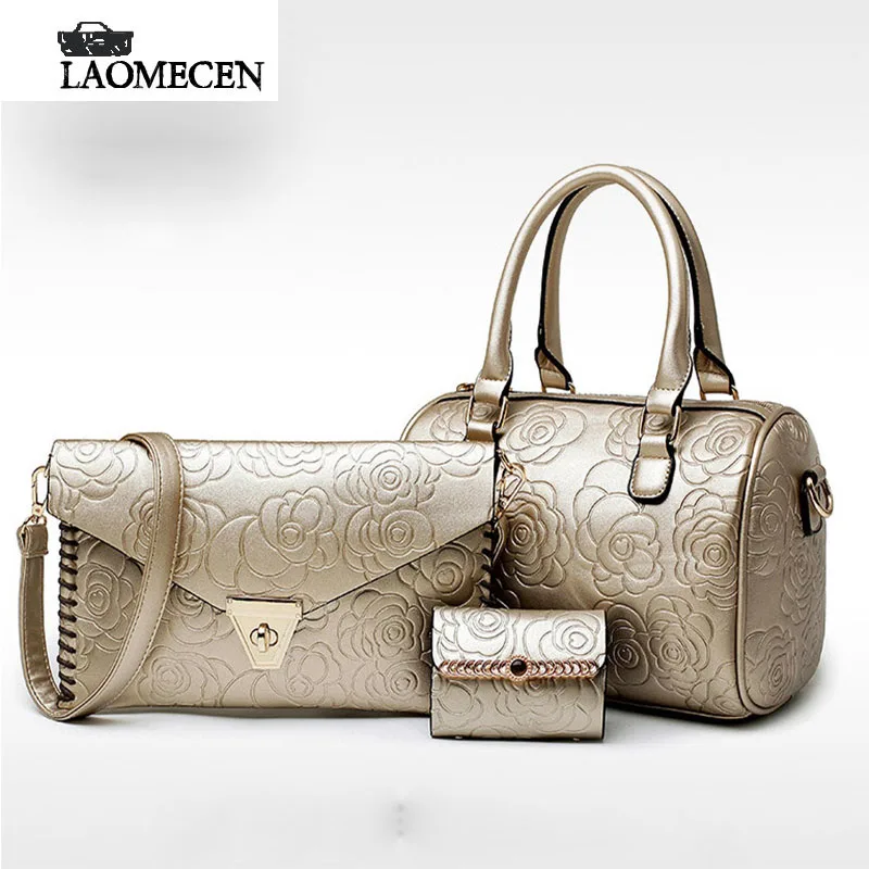 Famous brand Chinese Style Women Embossed Fake Composite Bag Shop