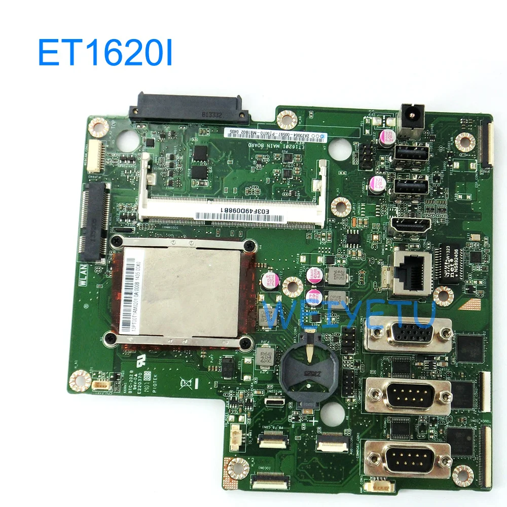 

ET1620I Motherboard For Asus All-In-One PC Motherboard Mainboard REV 1.2 With SRJUT J1900 CPU