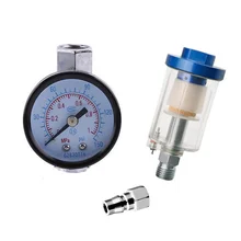 Распылитель Давление Воздуха В пистолете регулятор датчик регулировки воды масло Ловушка фильтр сепаратор авто ремонт живопись инструмент