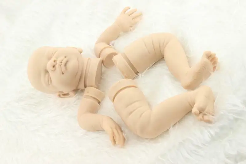 Полный Твердый Мягкий силикон ручной работы DIY наборы для Bebe Reborn Baby Реалистичная кукла A+ Reborn Baby Doll Bebe Reborn Малыш Мальчик игрушки