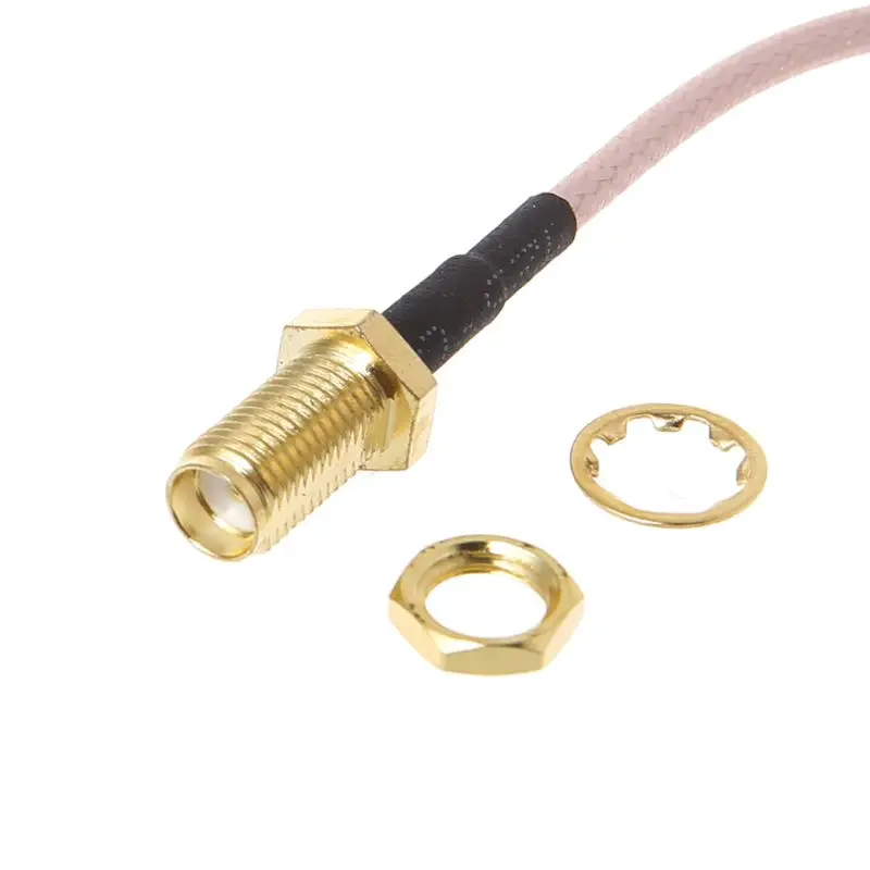 SMA мама К CRC9/TS9 двойной разъем RF коаксиальный адаптер RG316 кабель 15 см Прямая