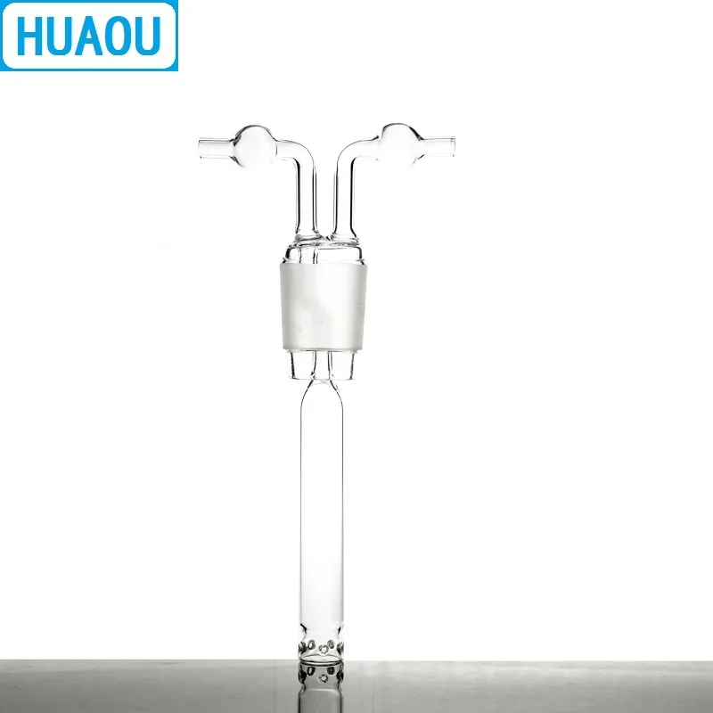 HUAOU 500 мл газовая бутылка для мытья Muencks с заземляющим горлышком 34/35 прозрачное