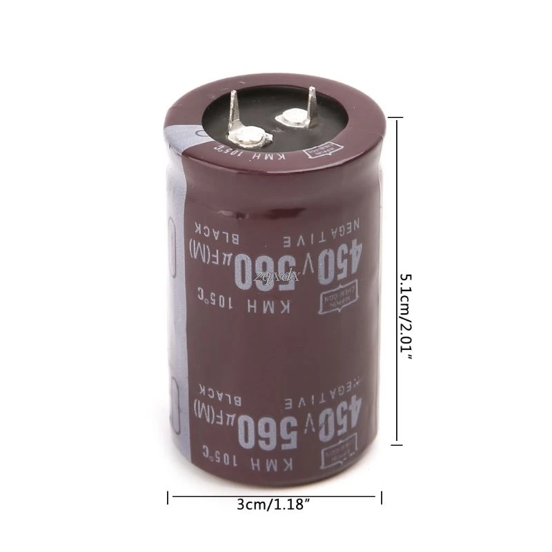Электросварщик 450V 560uF Алюминиевый объем электролитного конденсатора 35x50 твердая ножка JAN10 оптовая продажа и