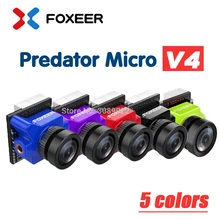 Foxeer Predator Micro V4 камера 16:9/4:3 PAL/NTSC переключаемая FPV камера 2,8/1,8 мм с OSD WDR 4 мс задержкой для обновления Predator