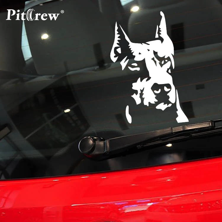 1PC 14*9cm High Quality Car Stickers Hound Dog Animal Car Styling Vinyl