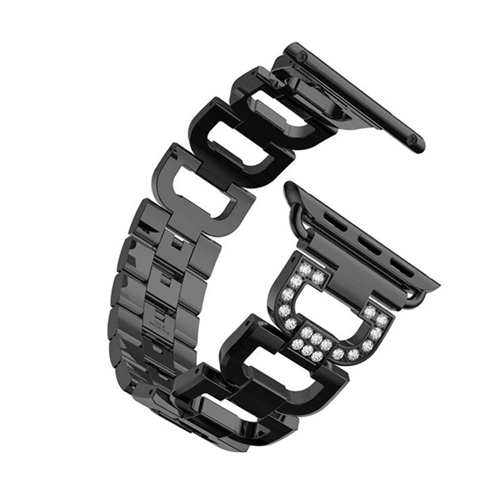 

link Bracelet strap for apple watch band 42mm/38mm iwatch 3/2/1 stainless steel metal watch wrist belt watch accessories