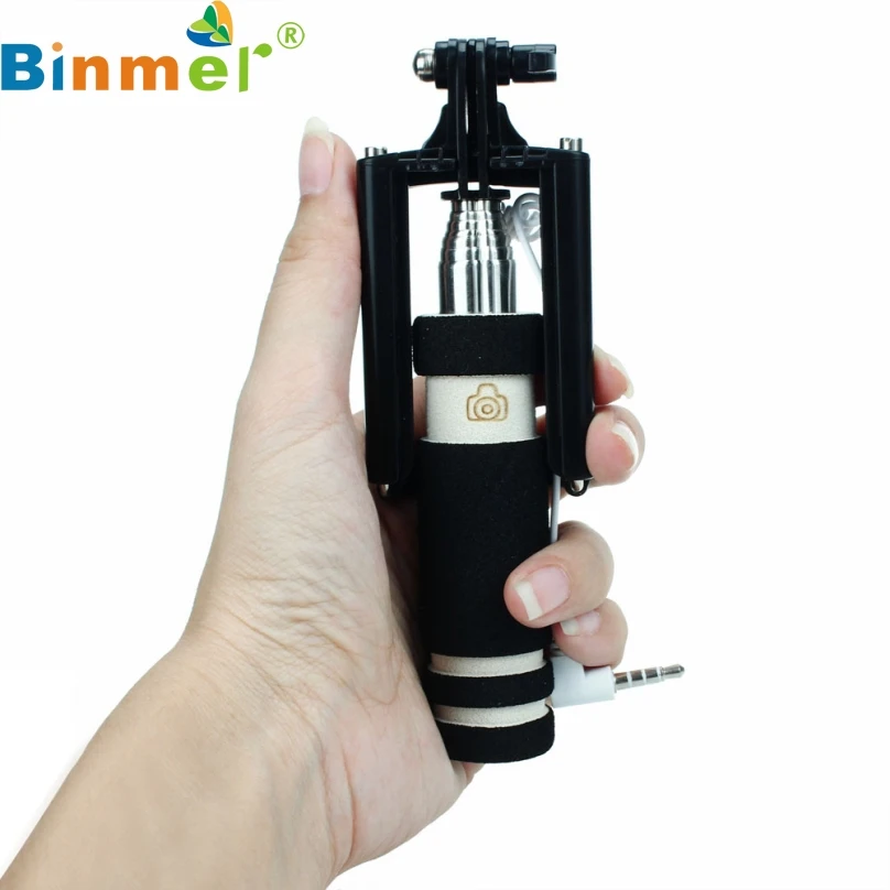 Binmer New 14 60cm Mini Extendable Sponge Handheld Fold Self portrait font b Selfie b font