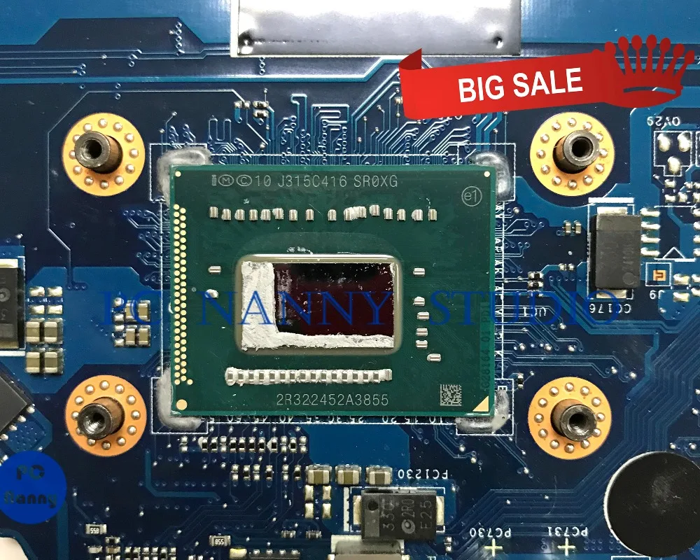 buy  PC NANNY for Dell Inspiron 17 3721 laptop motherboard 0N9G7X N9G7X LA-9102P SR0XG i7-3537U DDR3 tes
