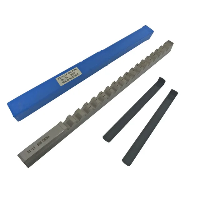 

Keyway Broach 14mm D Push-Type Metric Size High Speed Steel Material Metalworking Cutting Tool knife CNC Machinine