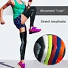 1/2pcs Leg Compression Sleeve Men Women Basketball Running Knee Brace Sleeve Legging Breathable Elastic Cycling Leg Warmers 6