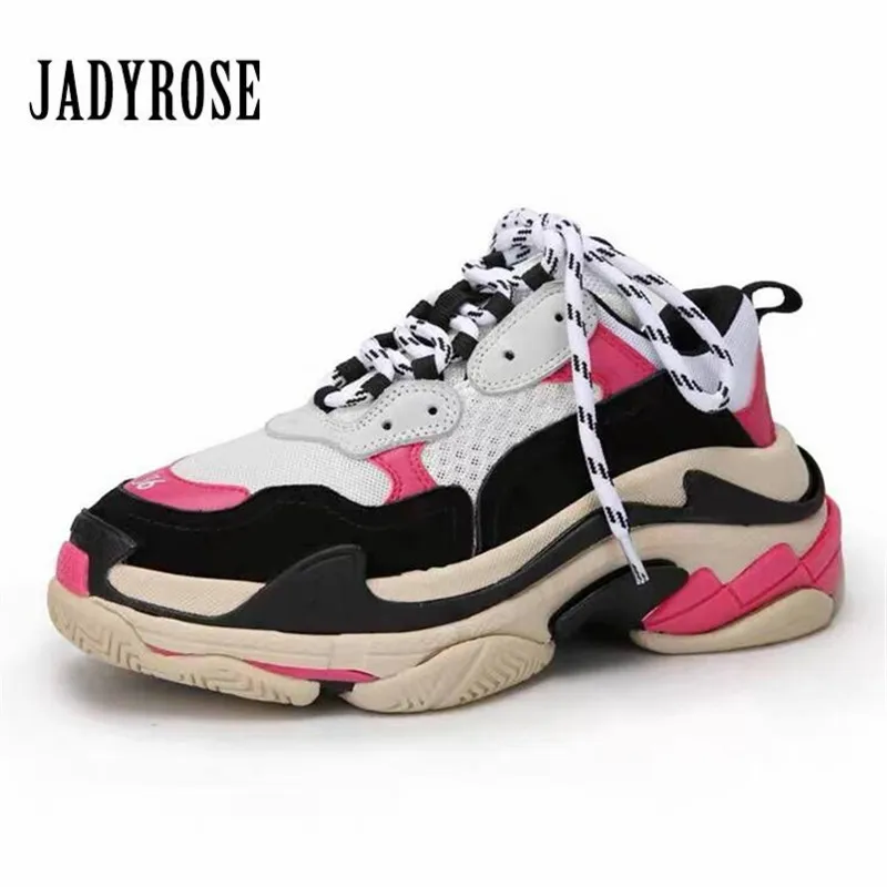 

Jady Rose Women Sneakers Platform Creepers Breathable Walking Shoes Casual Loves Shoes Espadrilles Tenis Feminino Large Size