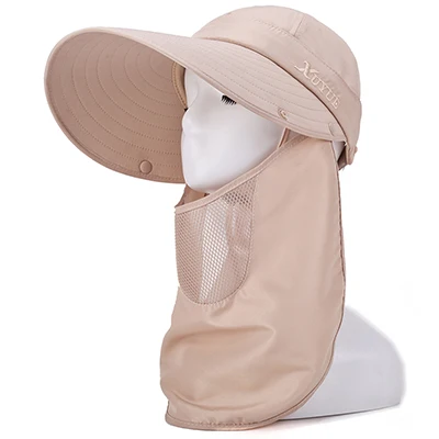 EAGLEBORN, модная женская складная шляпа от солнца, широкая, с защитой от ультрафиолета, шляпа от солнца с полями, летняя пляжная шляпа - Цвет: Khaki