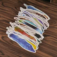 30 шт./кор. закладка-перо маркер Бумага Мультяшные закладки канцелярские принадлежности для студентов фильм закладку Офис Школьные принадлежности