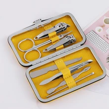 7 шт./компл. Новая мода портативный нержавеющей стали красота маникюр щипчики для ногтей Резак Инструменты для ремонта