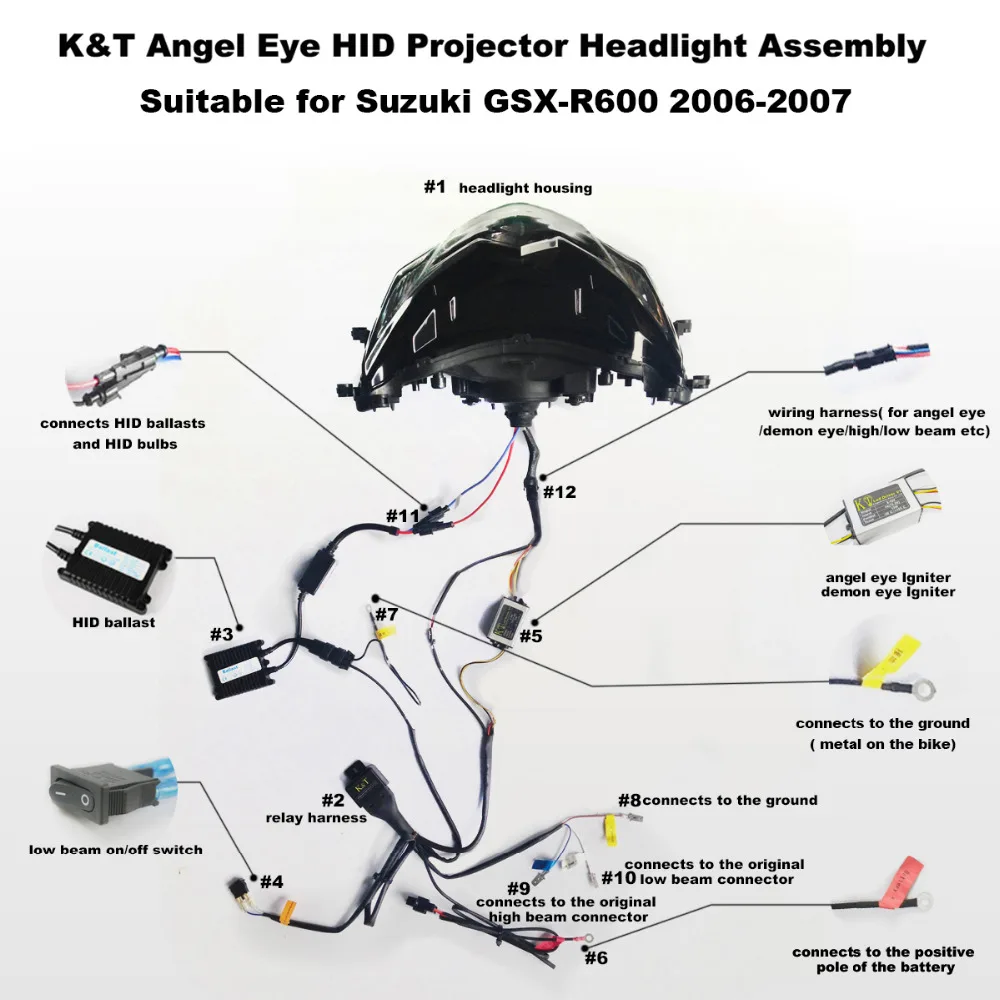 2006 Gsxr 600 Headlight Wiring Harness 38 Wiring Diagram Images Camper Wiring Harness Diagram Gsxr600 Wiring Harness
