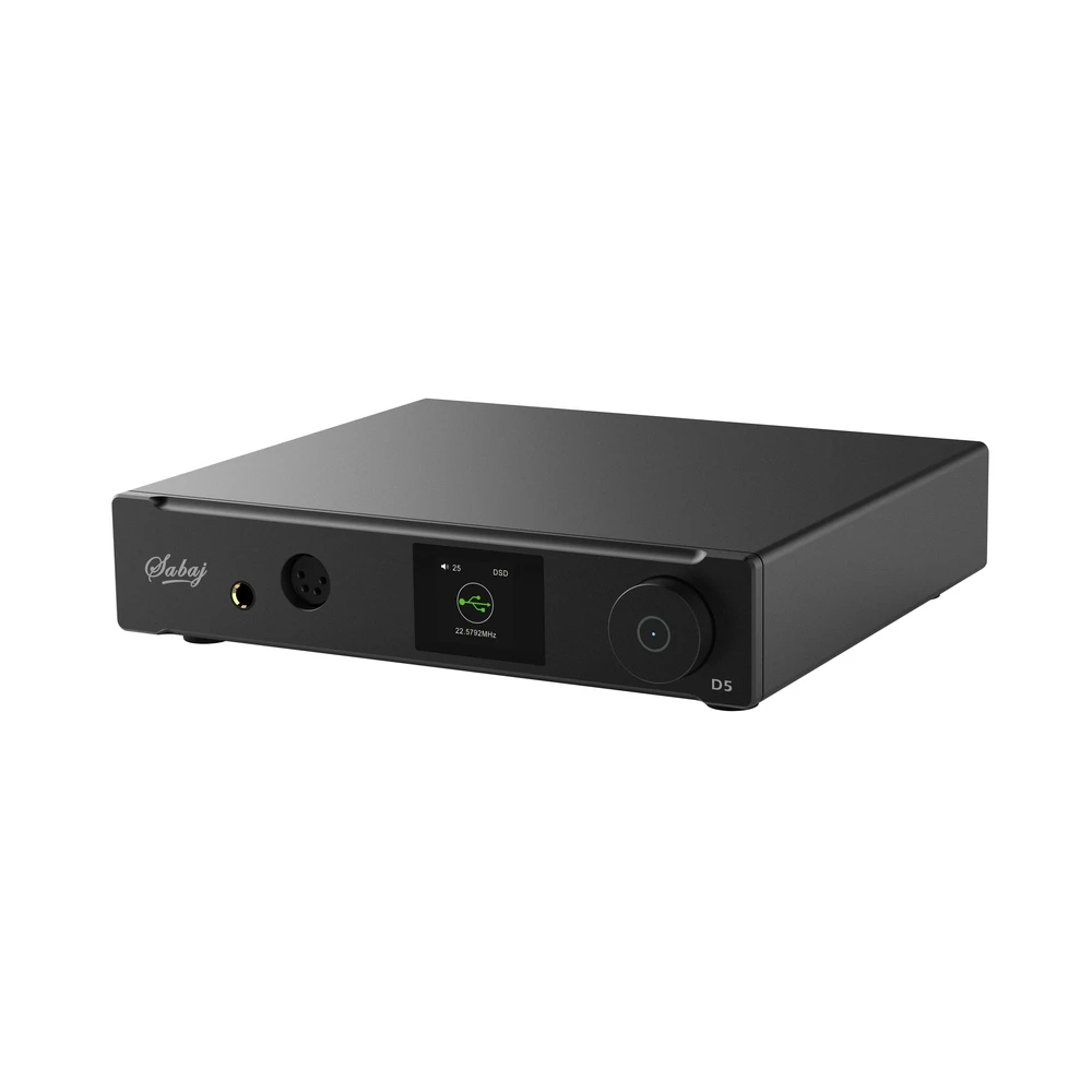  Sabaj D5 Audio DAC ESS9038PRO Heaphone amplifier Support DOP and Native DSD USB Optical Coaxial I2S
