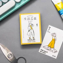 28 листов/набор жизни как соль мини ломо открытка/поздравительная открытка/день рождения Письмо Конверт подарочная карта