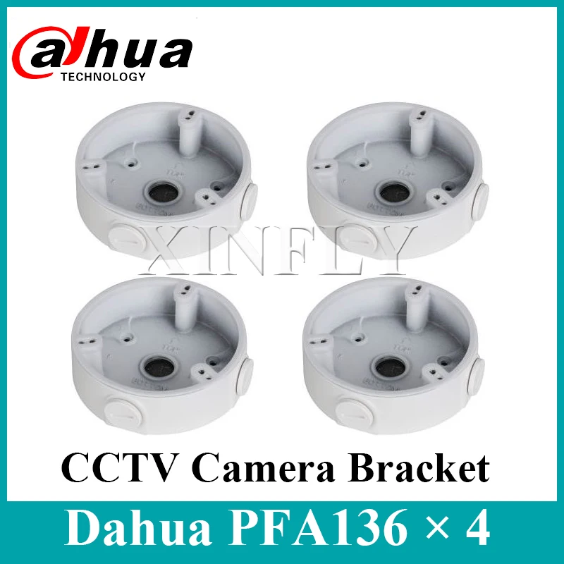 

4 Pcs/Lot Dahua PFA136 Junction Box for Dahua IPC-HDW4433C-A IPC-HDBW1431E IPC-HDBW4831E-ASE IPC-HDBW1320E-W HAC-HDBW1230E