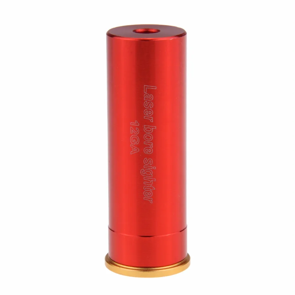 Bore Sighter Red Laser Sight Barrel Cartridge 12 Gauge For 12GA Caliber