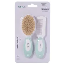1 Set Baby Scalp Hair Comb Set Newborn Bath Shampoo Massage Soft Wool Brush Non-slip Portable Kids Products Kids Comb Brush new baby care pure natural wool baby wooden brush comb brush baby hairbrush newborn hair brush infant comb head massager