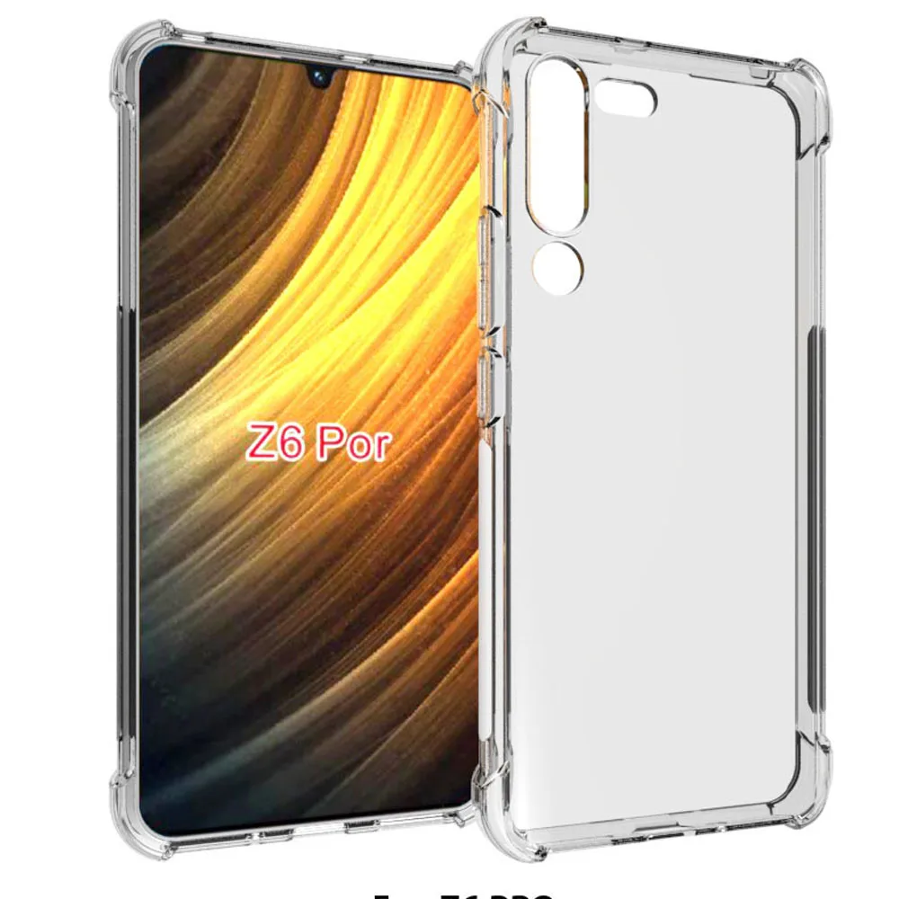 

Lenovo Z6 Pro case global version Airbag silicone shockproof back cover for Lenovo Z6 youth Z6 Lite case Transparent TPU fundas