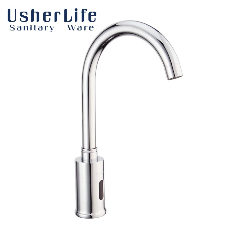 Usherlife Bathroom Basin Automatic Faucet Single Cold Infrared Sensor
