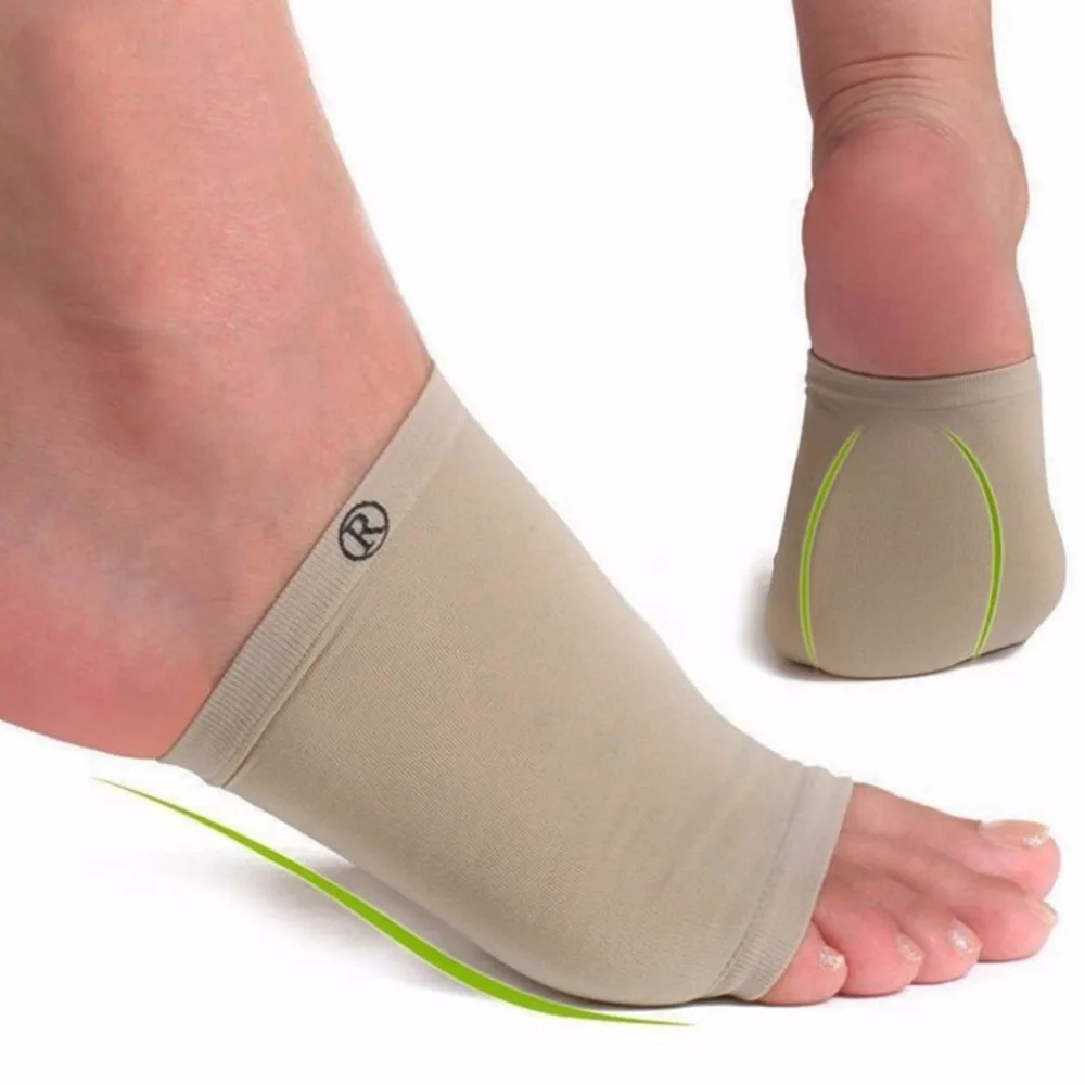 Toe Separator Patch Socks Gel Plantar Fasciitis Arch Support Sleeve