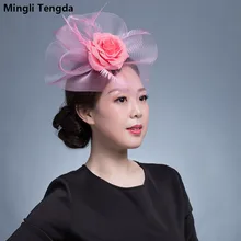 Mingli Tengda Свадебная шляпка и вуалетки Свадебная шляпка s для невесты Элегантные Свадебные шляпы chapeau de mariage аксессуары для невесты