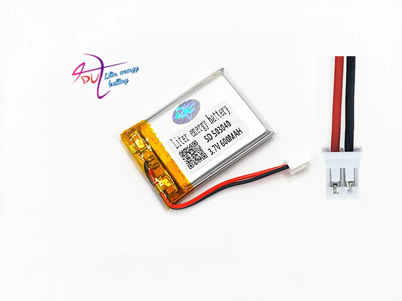 Аккумулятор JST PH 2 0 мм 2pin 503040 3 7 в 600 мАч аккумулятор для Mp3 DVD камеры GPS | Отзывы и видеообзор -33006718500
