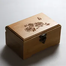 classic picket Storage Field basic and chic jewellery field sundries make-up organizer prints bamboo eco-friendly container
