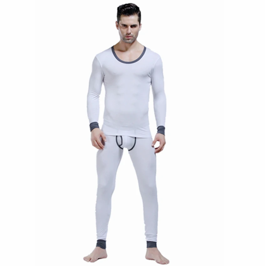 2016 New WJ men's long johns set lycra Modal male legging autumn and