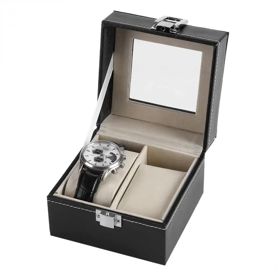 High Grade 2 Slots Luxury Display Design Jewelry Box ...