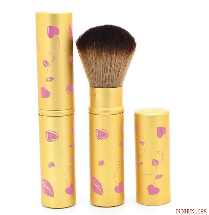 Pincel de Blush Ondulado de Seda de Nylon Telescópica Cabelo Alergia Beleza Ferramentas Multi-cor Opcional 5 Cheap Aplicador de sombra