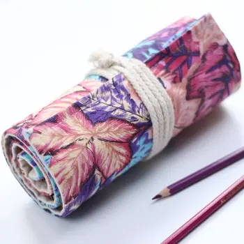 

Free shipping 36/48/72 holes roll up pencil case,pencil bag case, original design pencil case,kawaii pencil bag on sale